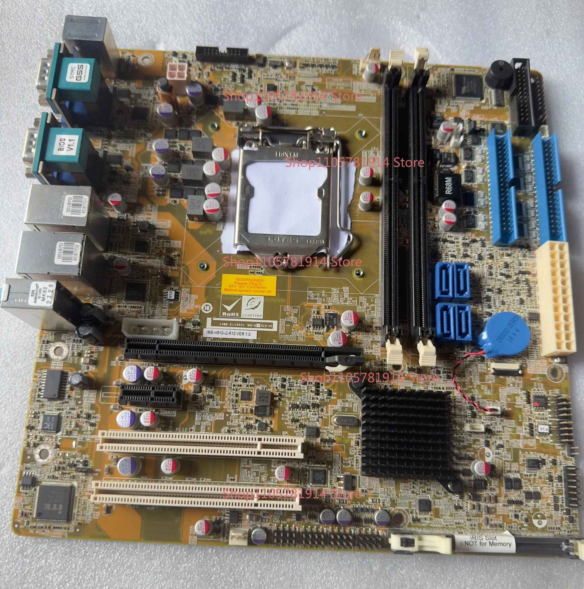 For The Main Board IMBA-H810-i2-R10 Rev: 1.0 Dual Network Port