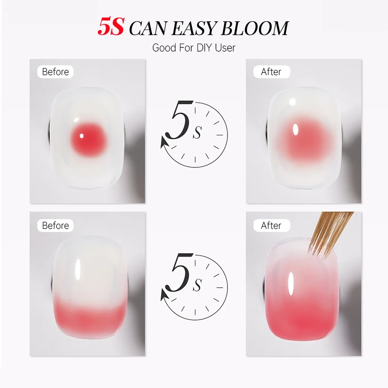 Ur SUGAR 15ml Aquarela Gel para Unhas Transparente Soak Off UV LED Longa Duração Florescimento de Mármore Efeito de Espalhamento Gel Funcional Manicure