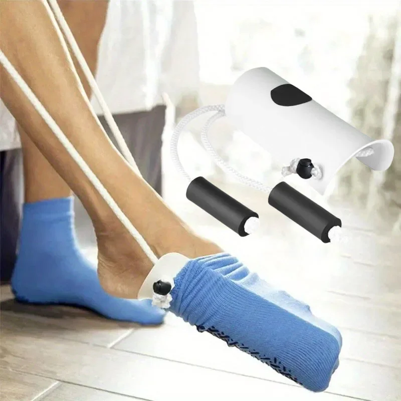 

1pc No Bending Sock Aid Easy on And Off Stocking Slider Donner Pulling Assist Device Sock Helper Aid Tool