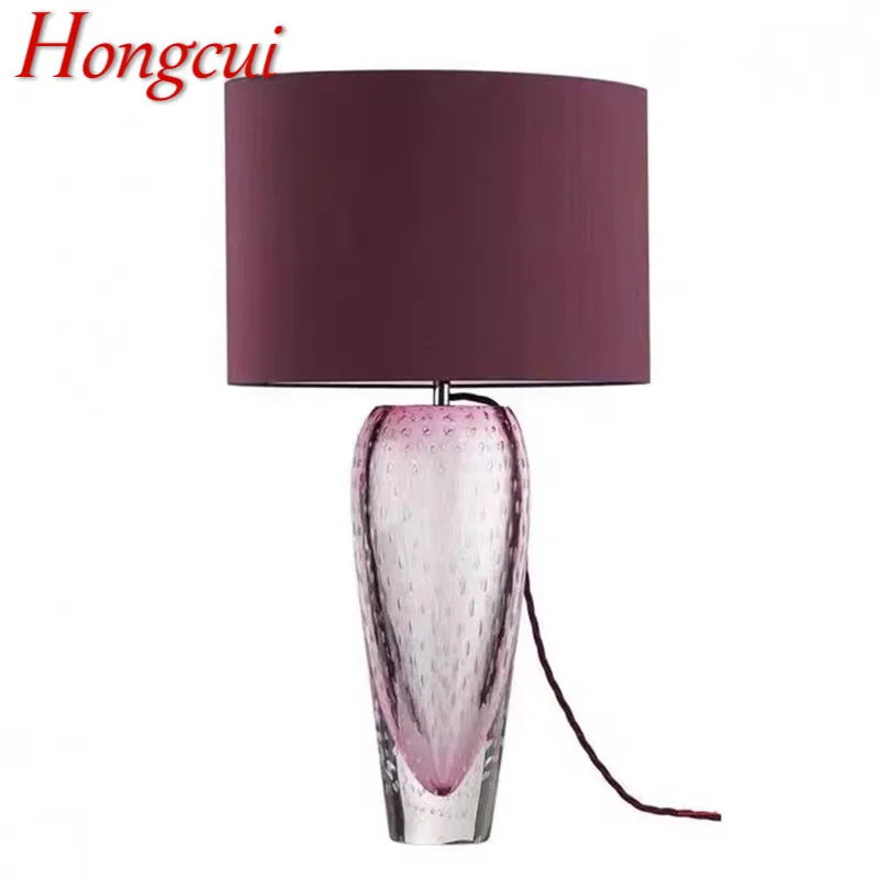 

Hongcui Nordic Glaze Table Lamp Modern Art Iiving Room Bedroom Study Hotel LED Personality Originality Desk Light