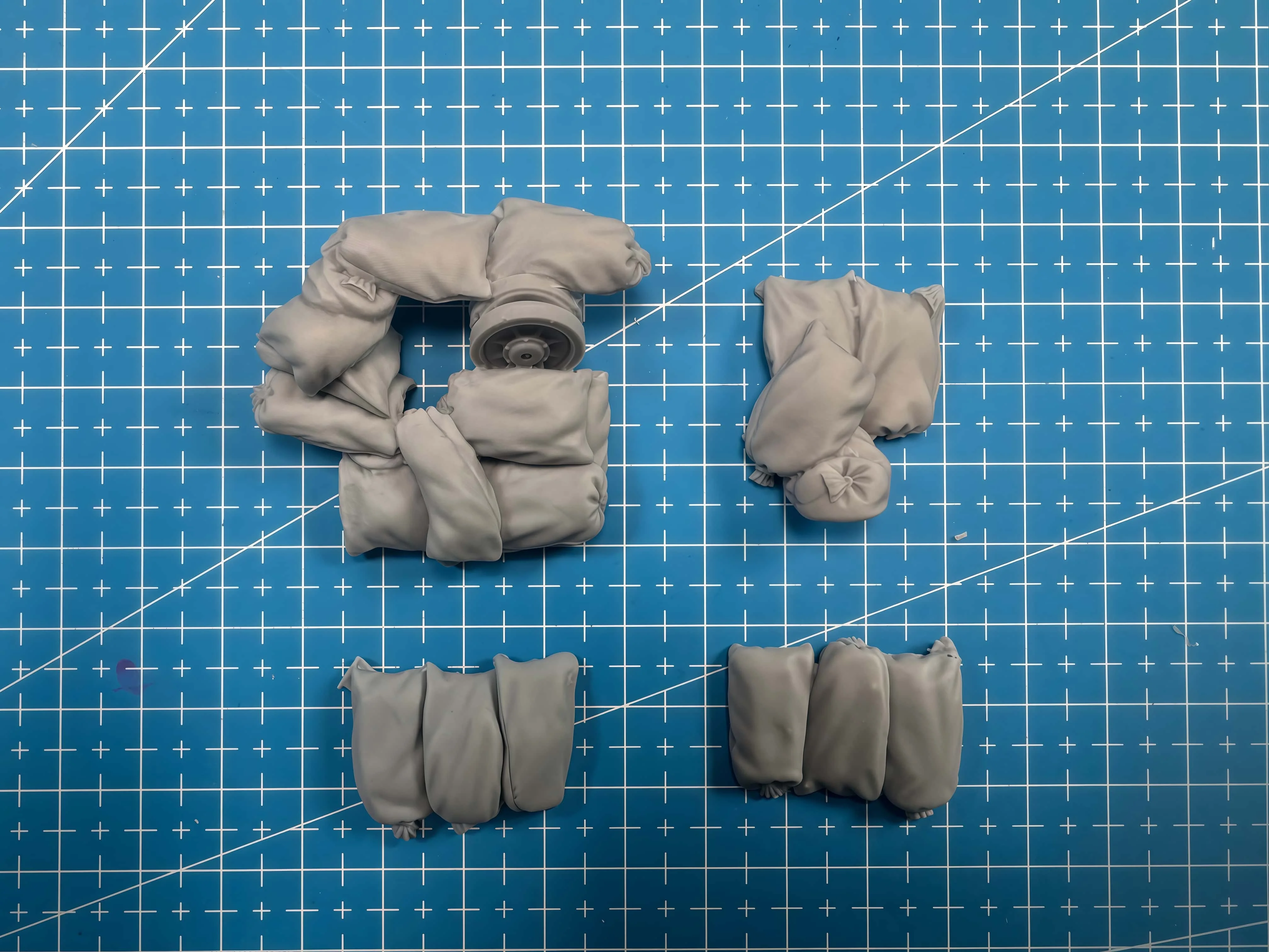 

Набор для сборки модели из литой смолы 1:35, GK, Металлопластиковые детали для штурмового транспортного средства, Неокрашенный