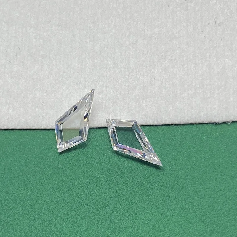 Imagem -05 - Teste Branco do Diamante da Passagem da Cor Vvs1 da Pedra d de Moissanite do Pipa com Código do Laser do Relatório de Gra para a Fatura da Jóia