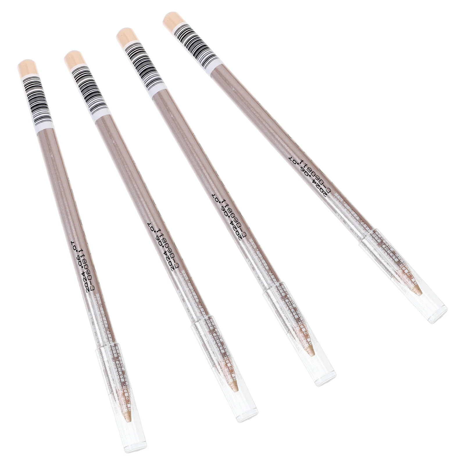 4Pcs Concealer Pen Pencil Set for Spot Scar Eye Circle Coverage Makeup Artists Daily Use Travel Compact Size Reusable Wood