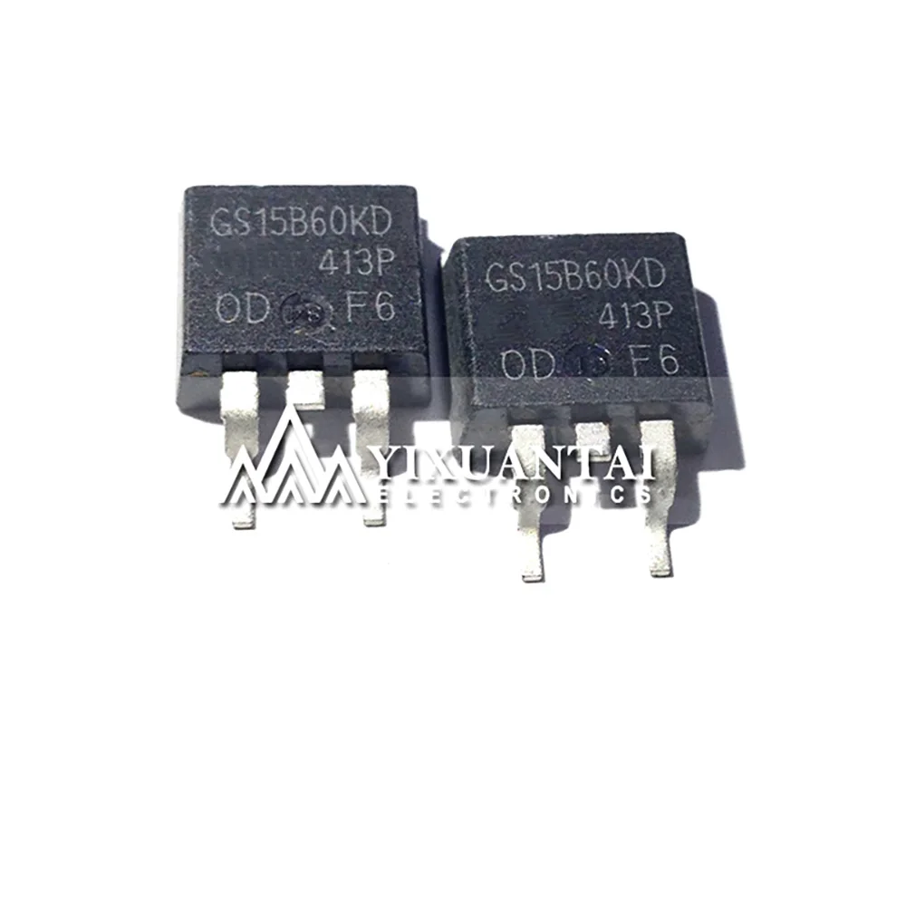 

10pcs/Lot IRGS15B60KD IRGS15B60KDTR IRGS15B60KDPBF IGBT 600V 31A 208W D2PAK New Original