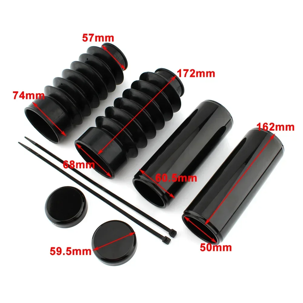 

For Harley X48 XL1200X 2016 2017 2018 2019 2020 2021 2022 2023 Motorbike Front Fork Cover Gaitors Boot Upper Lower Fork Cap Kits