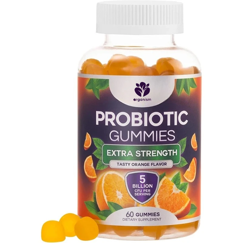 

Probiotic gummies for digestive health - strains support immunity, vaginal and intestinal health, non GMO -60 gummies