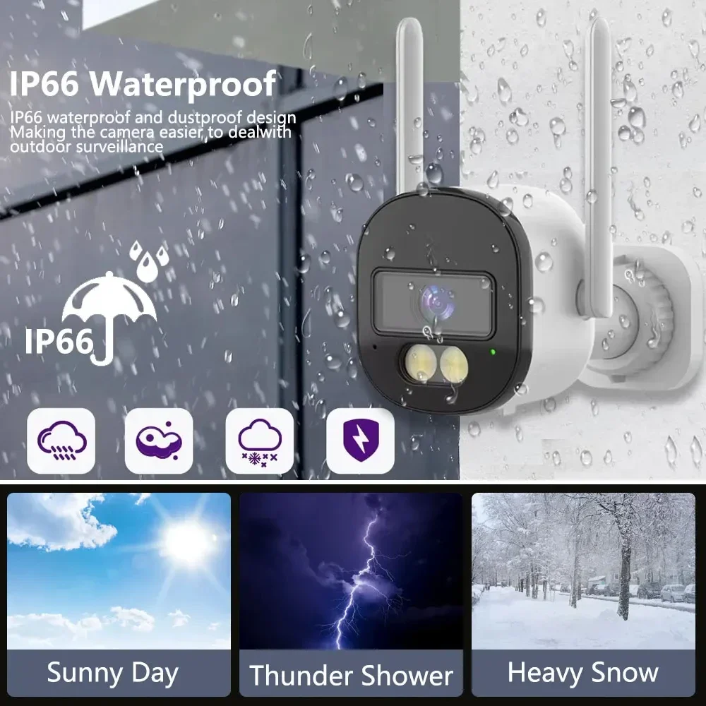 5MP Tuya Smart Wifi Camera Outdoor Draadloze Video Monitor Surveillance CCTV Home Security Bescherming Netwerk IP Bullet Camera's