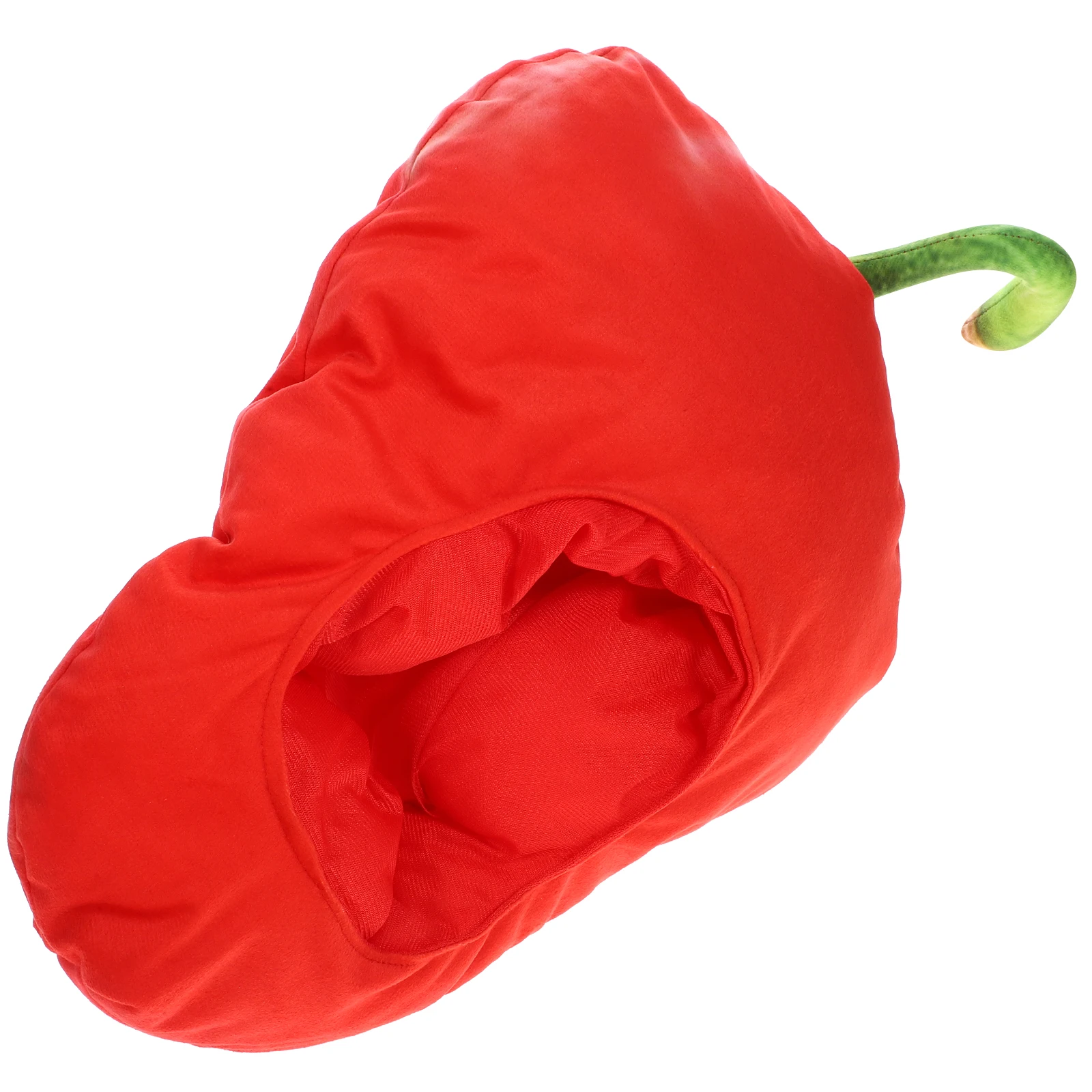 

1pc Pepper Hat Red Chili Shape Party Hat Prop For Carnival Cosplay Festival Wear Lightweight Costume Accessory Decorative