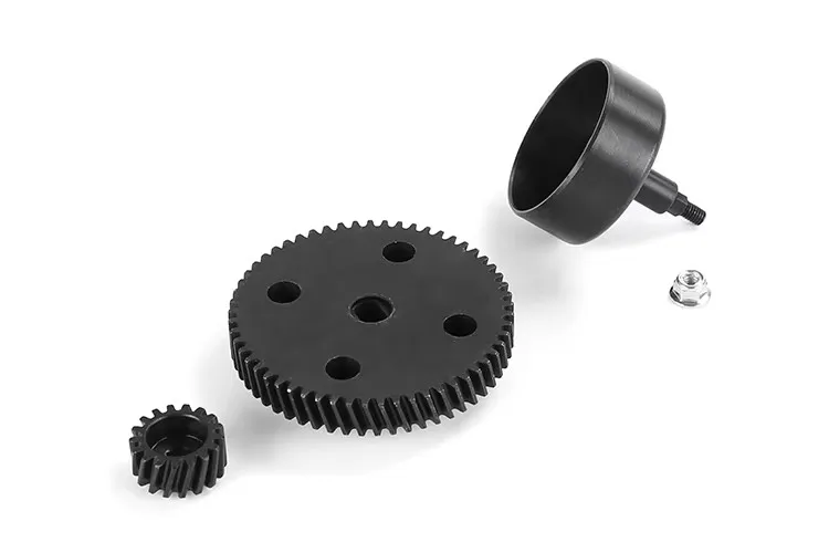 ترس مائل فولاذي مكثف 17T/57T + مجموعة نقل القابض لـ 1/5 ROFUN HPI BAJA 5B 5T 5SC