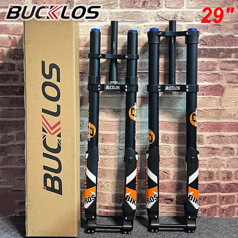 

BUCKLOS 29" MTB Bike Inverted Fork Boost Rebound AM/FR/Ebike Air Spring Suspension Forks Racing Bicycle Front Fork Cycling Parts