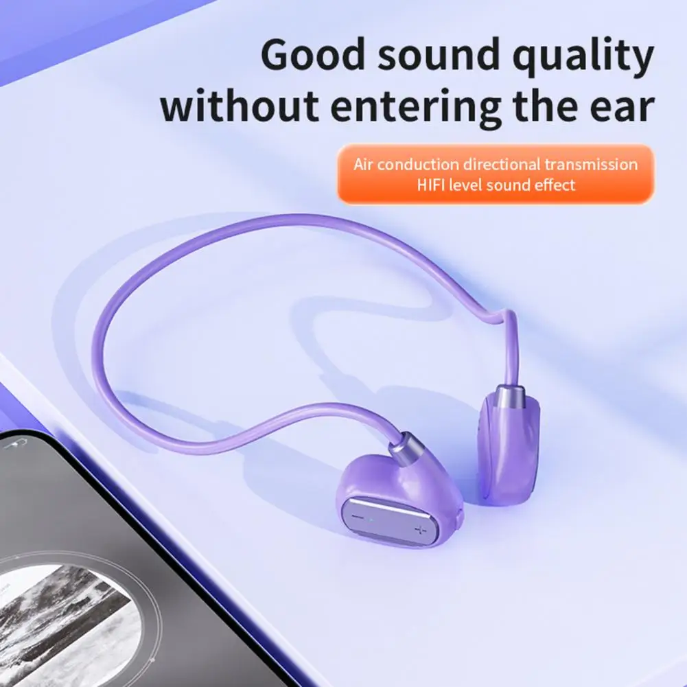 Open Type Wireless Earphones High Clarity Call Bluetooth-compatible Headset with Long Battery Life for Sports Air Conduction