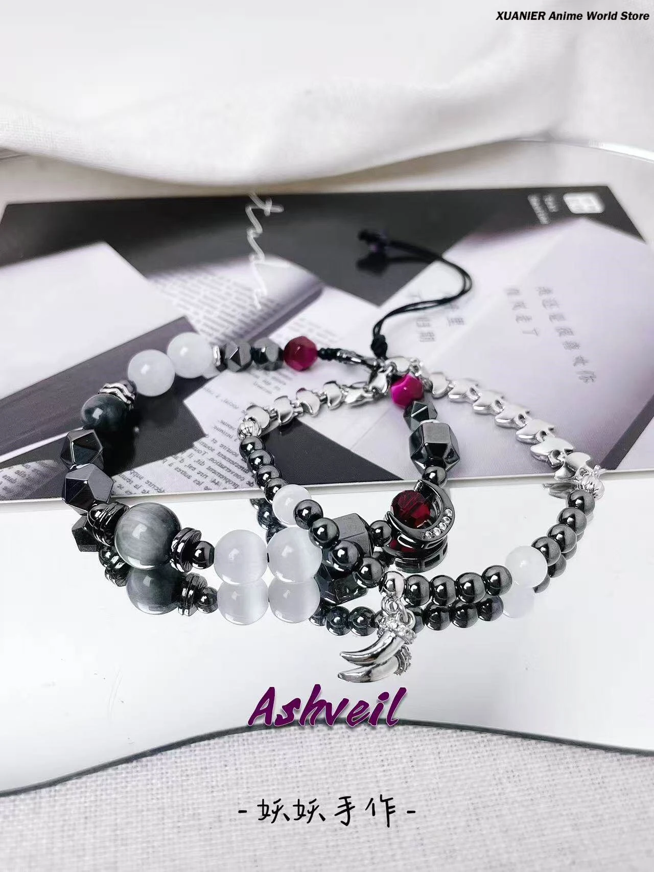 Handmade Game Bracelets Ashveil Honkai：Star Rail Theme Design Hand Chain Accessories Cosplay Anime Props Gift - view 2