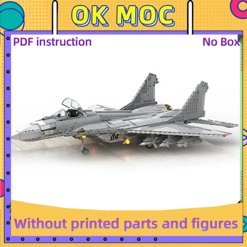 Moc Building Bricks Military  Model MIG-29 Fighter Jet Technology Modular Blocks Gifts Toys For Children DIY Sets Assembly