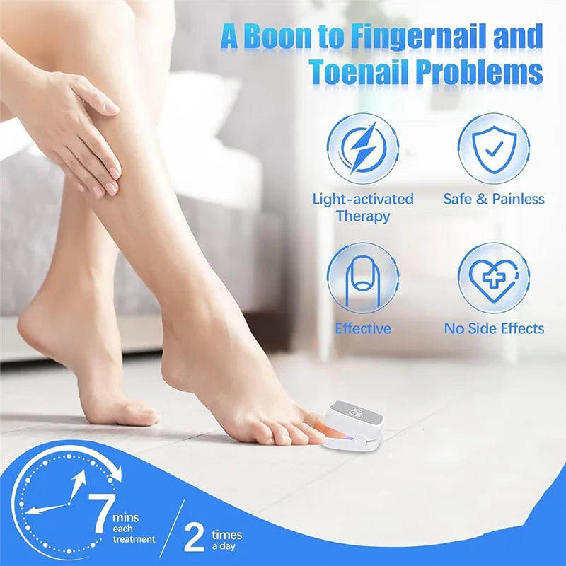 Para carregar tratamento de fungos nas unhas laser usb recarregável dispositivo de luz de limpeza para unhas-quente