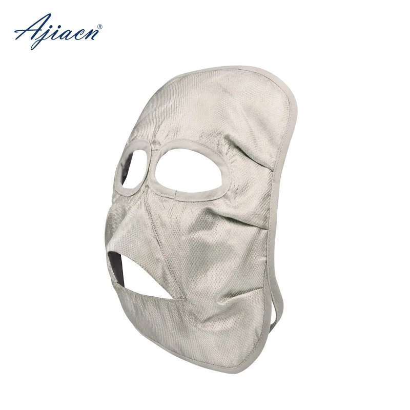 Masque de protection contre les radiations électromagnétiques masque de protection en fibre d'argent anti-rayonnement pour téléphone portable