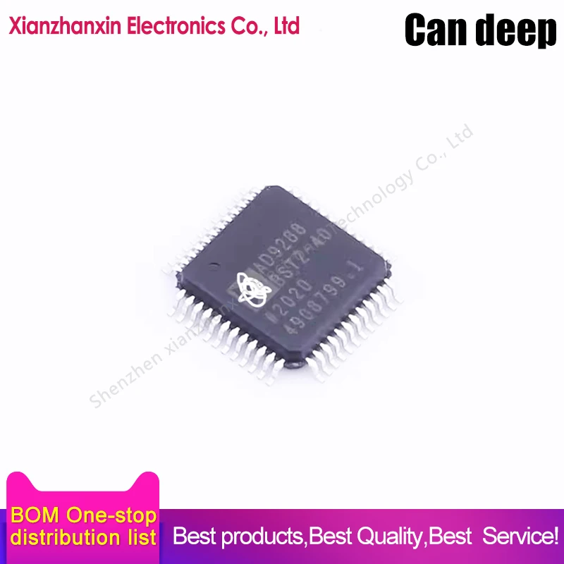 1PCS/LOT  AD9288BSTZ-40 AD9288BST-40 AD9288 LQFP48 Digital to analog conversion chip DAC