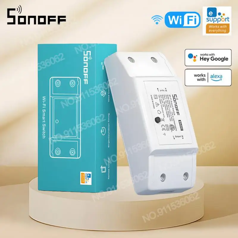 

SONOFF Basic R2 Mini DIY Module Wifi Light Switch Wireless APP Remote Control Switch EWeLink App Smart Home Electrical Switches