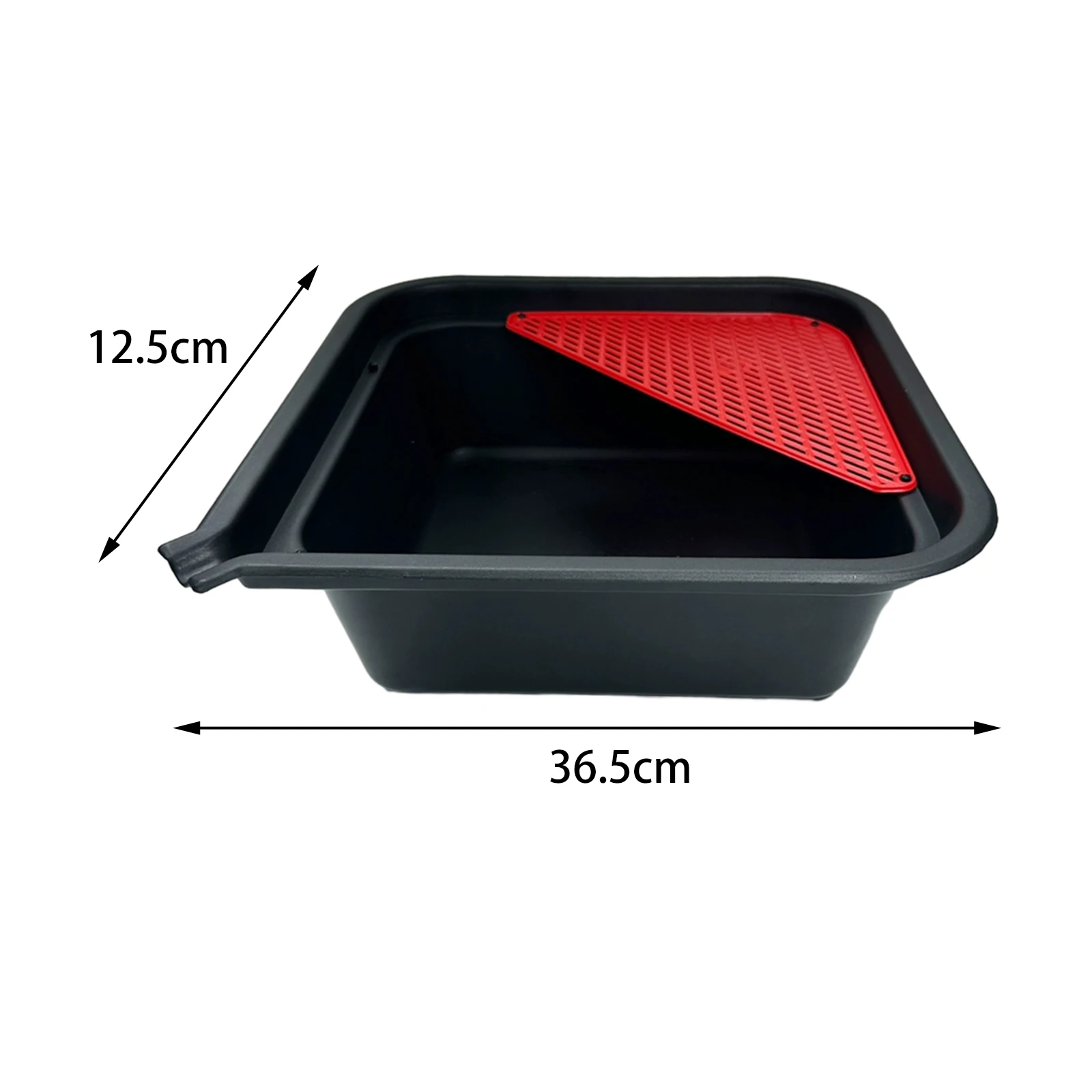 9 Liters Mechanic Automotive Oil Drain Pan Oil Change Tray 9L Auto Repair Tool Wear Resistant Universal 14x14x5inch for Car