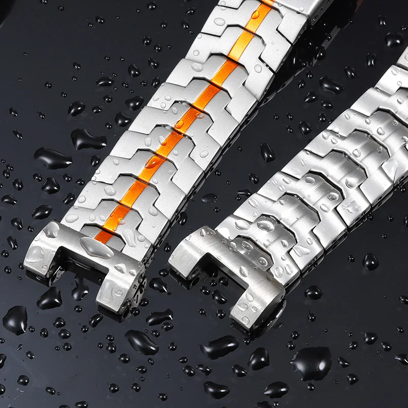 For Casio G-SHOCK GST Series GST-210/W120L/S130L/S310 GST-B100 W300/400G Men WatchBand Titanium alloy steel Modified watch strap view 6