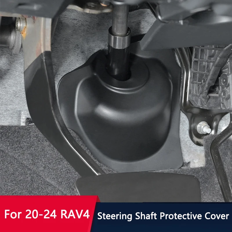 TAJIAN Car Steering Shaft Cover Protective Cover Hood Upper Lower Air Vents Modification Accessories For 20-24 RAV4/Wildlander