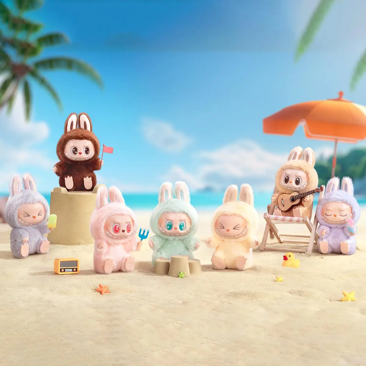 البوب مارت الوحوش Labubu لديها مقعد سلسلة الفينيل أفخم صندوق أعمى تخمين حقيبة اللعب دمية لطيف أنيمي الشكل هدية عيد ميلاد #4