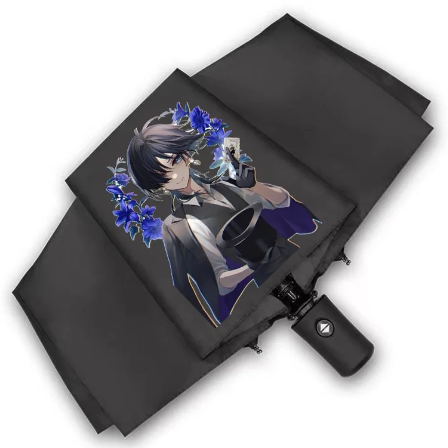 

Genshin Impact Wanderer Cosplay Sunshade Umbrella Dual-use for Sun Rain Automatic Umbrella Cosplay Halloween Xmas Gift