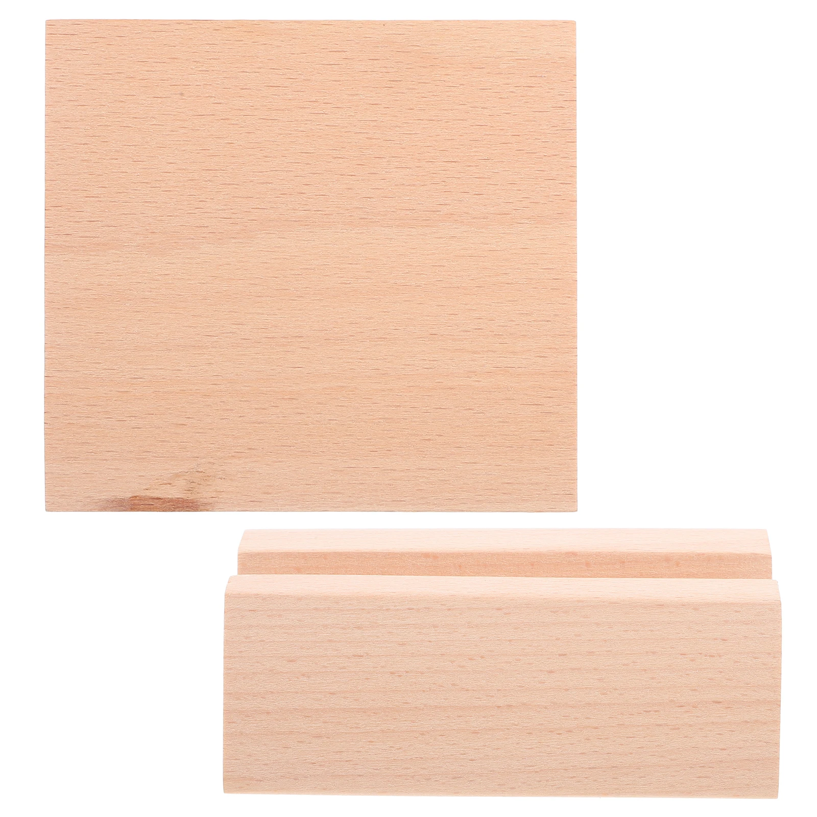 

Wooden Table Name Holders Premium Beech Wood Card Display Holder for Calendar Postcards Game Cards Bases Sturdy Desktop Stand