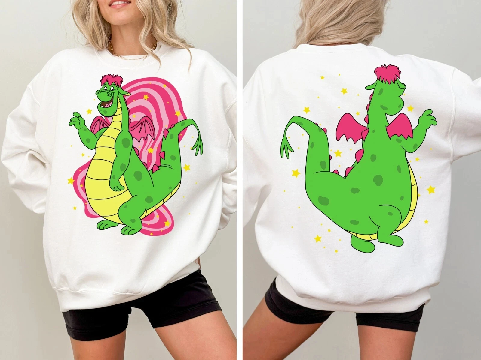 عكسها خمر بيت التنين إليوت التنين للجنسين البلوز عادية وأنيقة Crewneck البلوز لخريف وشتاء #2