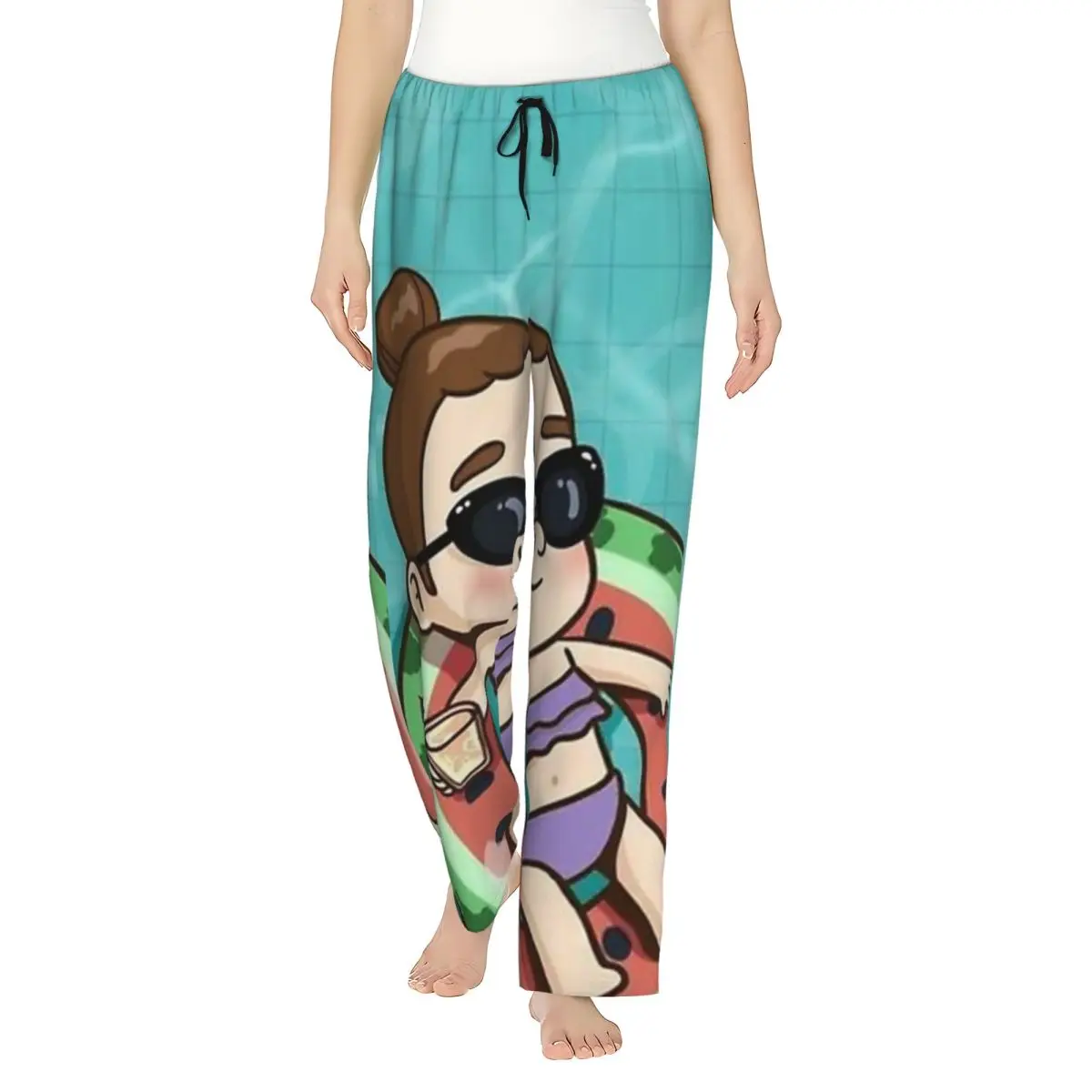 

Женские пижамные штаны Pibubear на заказ, одежда для сна с карманами для сна и отдыха