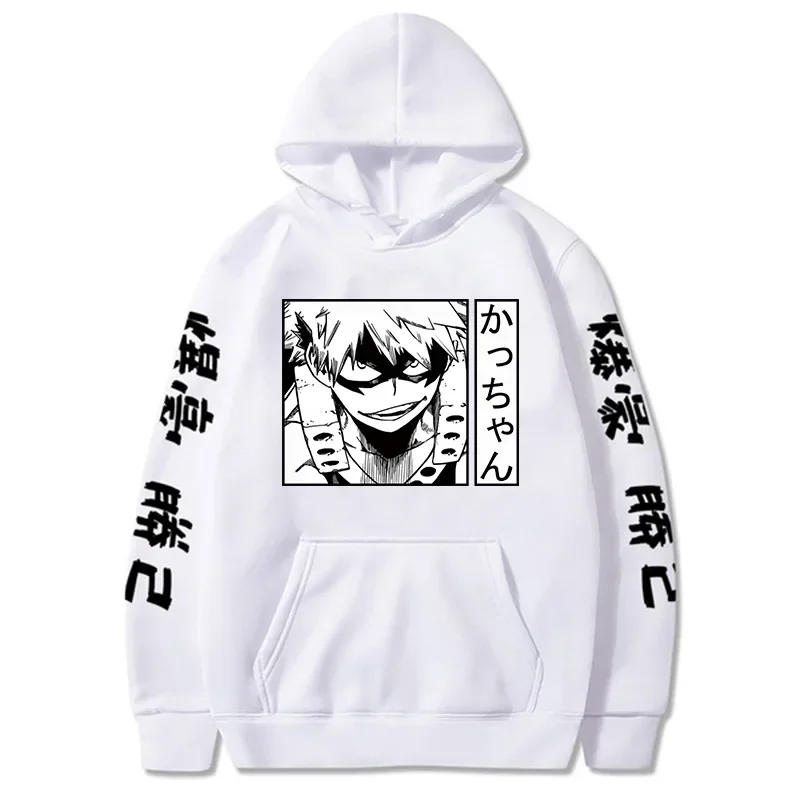 Anime My Hero Academia Katsuki Bakugo Hoodies Men\'s Women Japanese Style Anime Sweatshirt Unisex Funny Harajuku Casual Pullover