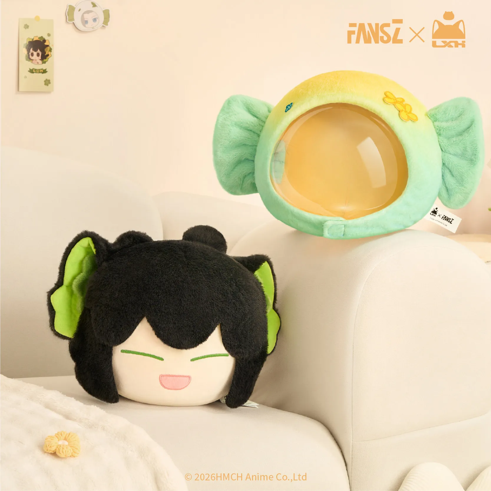 

Официальная серия FANSZ «Легенда о Луо Сяохэй»: съемная плюшевая подушка-игрушка для декора дома и дивана, для фанатов аниме