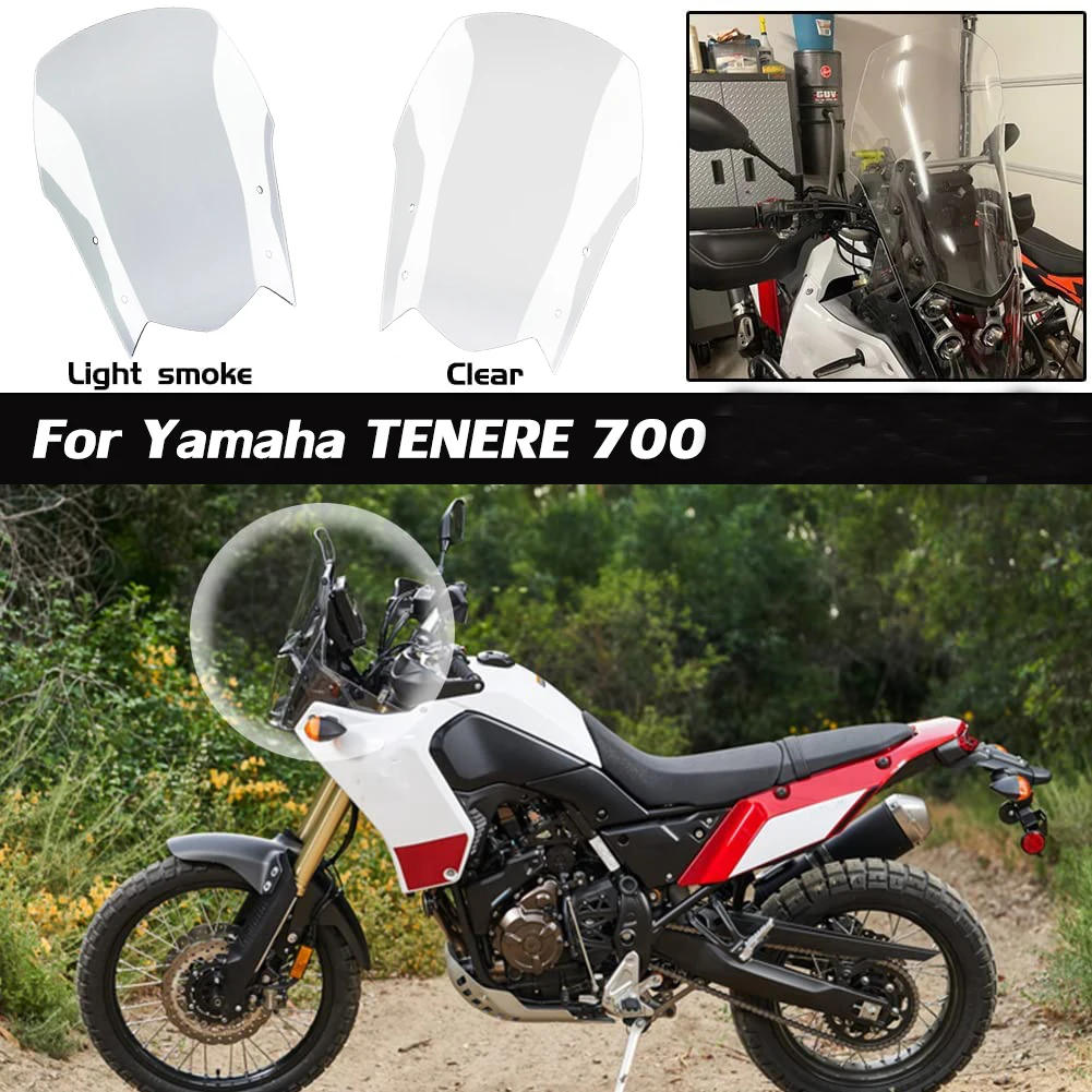 

Tenere 700 Widescreen Windshield Wind Deflector for Yamaha T7 XT700Z XTZ700 T700 2019 2020 2021 2022 2023 Motorcycle Accessories