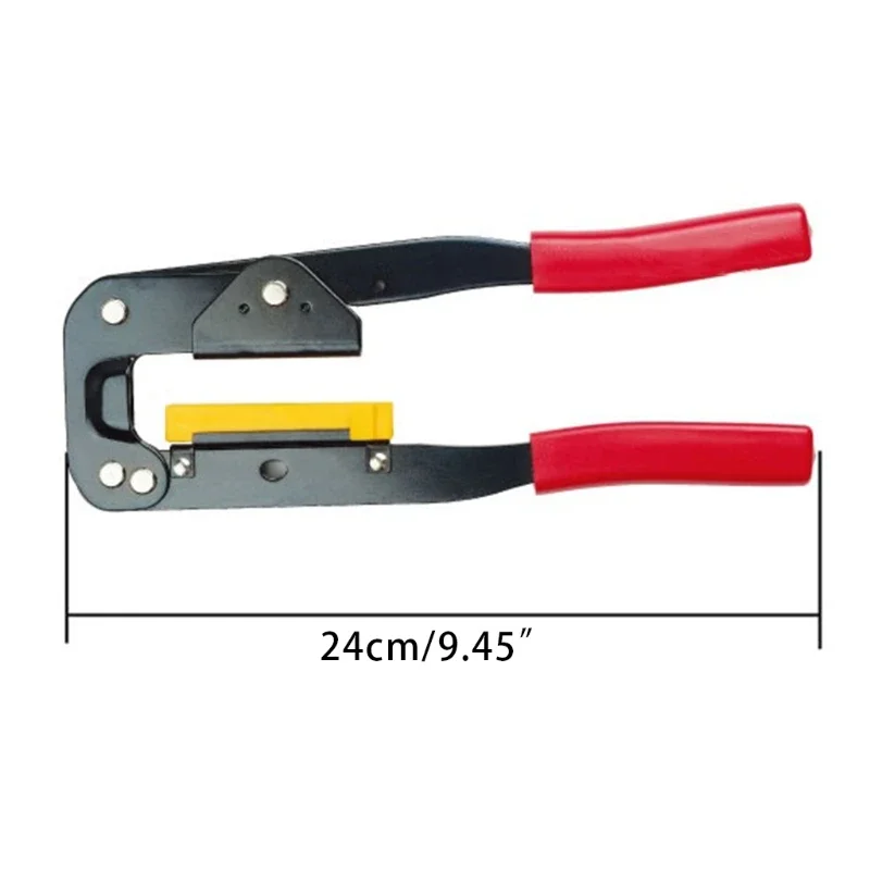

Crimping Pliers Anti-rust Ratchet Type Terminal for Adventure Camping Climbing IDC Crimp EDC Tool for Flat Ribbon Cable
