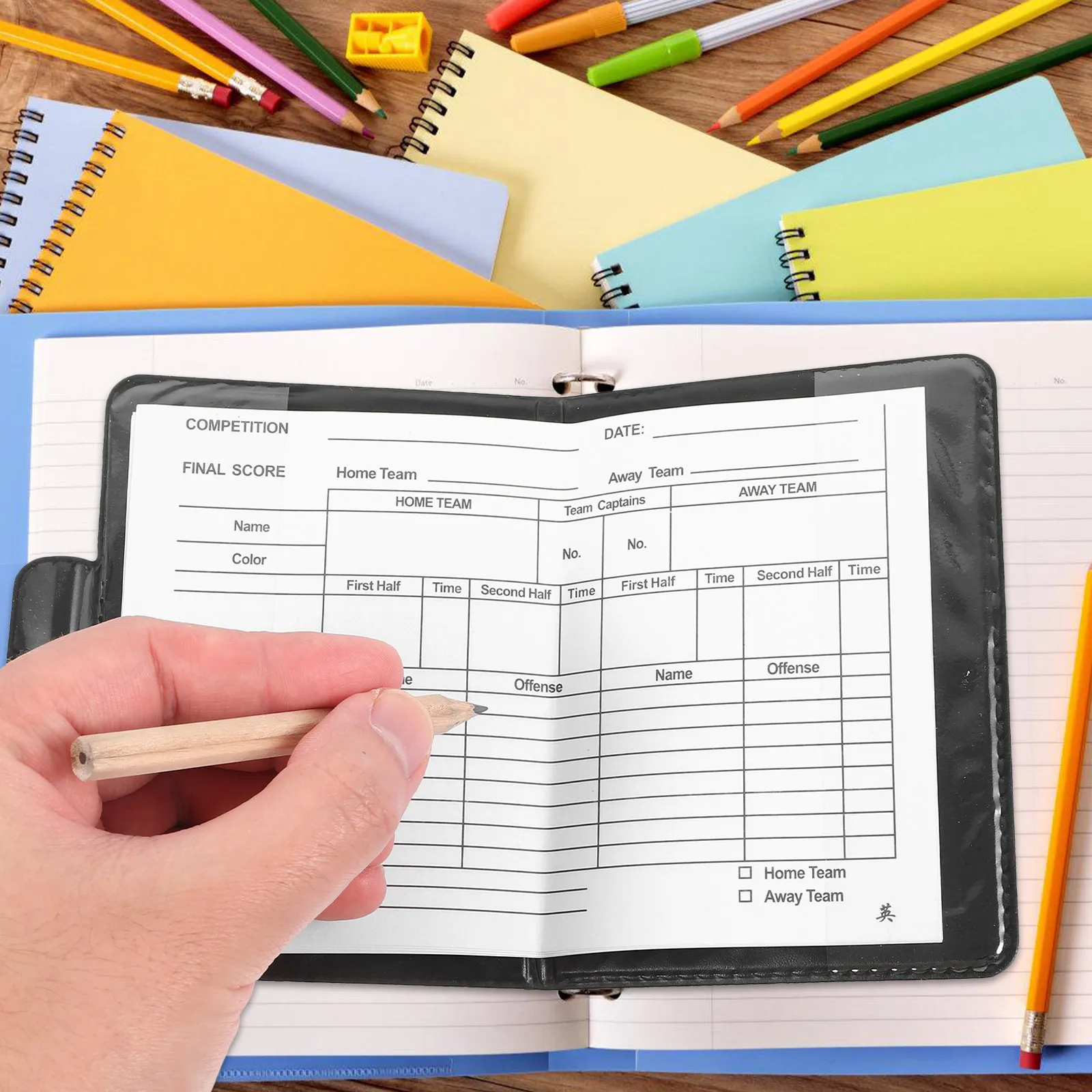 

Набор портативных карточек для футбольного судьи, многофункциональный профессиональный кошелек из ПВХ, красный и желтый, аксессуар для матчей