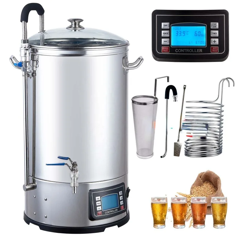 

35 45 65 75L Homebrew Electric Brew System for beer home brewery equipment beer machine beer maker All in one microbrewery