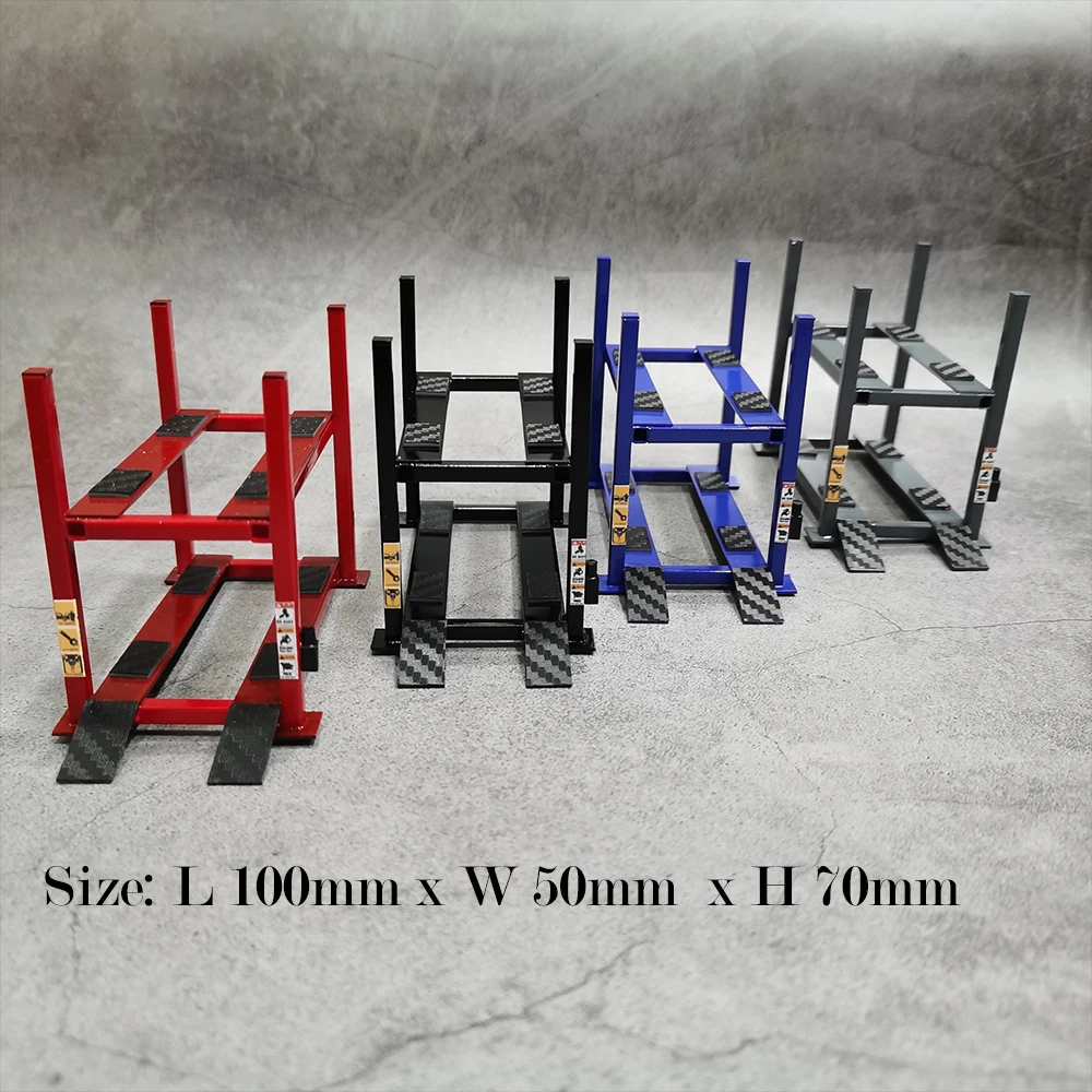 1/64 Model Car Repair 2 Levels Lifter Machine Garage Model Car Display Tools