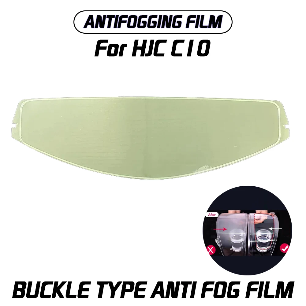 

For HJC C10 Motorcycle Helmet Face Mask Lens Anti fog Film Accessories