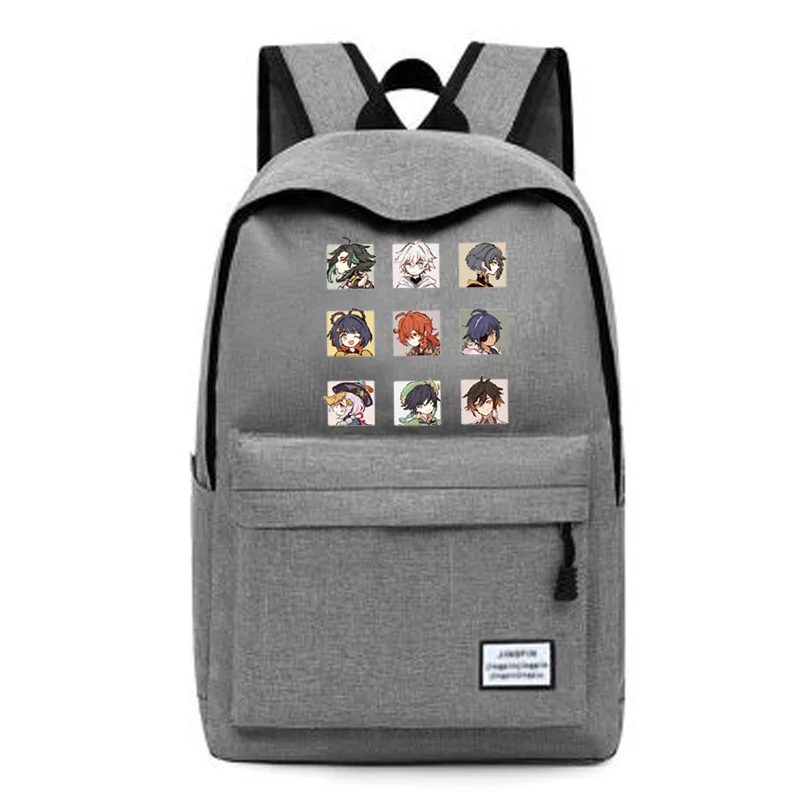 Genshin Impact backpack bolsas mochila anime fashion laptop travel schoudertassen men girl infantil backpack