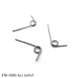 20pcs Custom Wire Diameter 0.4mm MINI Stainless Steel Spring 90 Degree Industrial maintenance Small Torsion spring