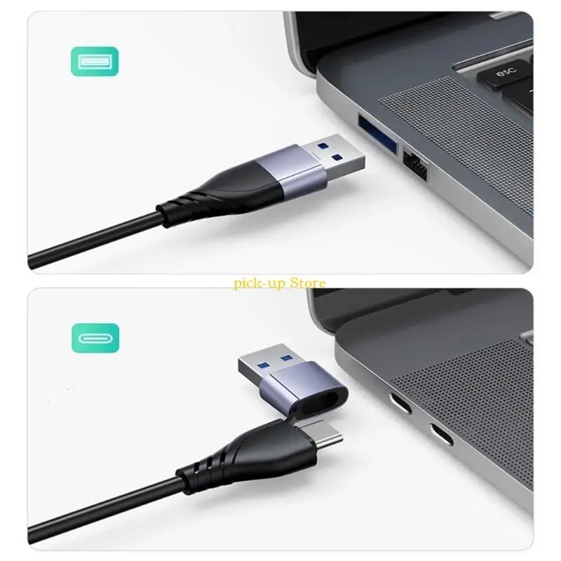 Q5WA 1080p Video -Kabel mit USB 2.0 Typ -C -Adapter für die professionelle Aufzeichnung