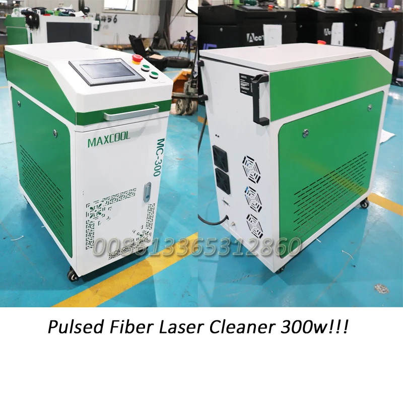 Maxcool High Quality JPT 300w Pulse Fiber Laser Rust Removal Machine Laser Cleaning Machines