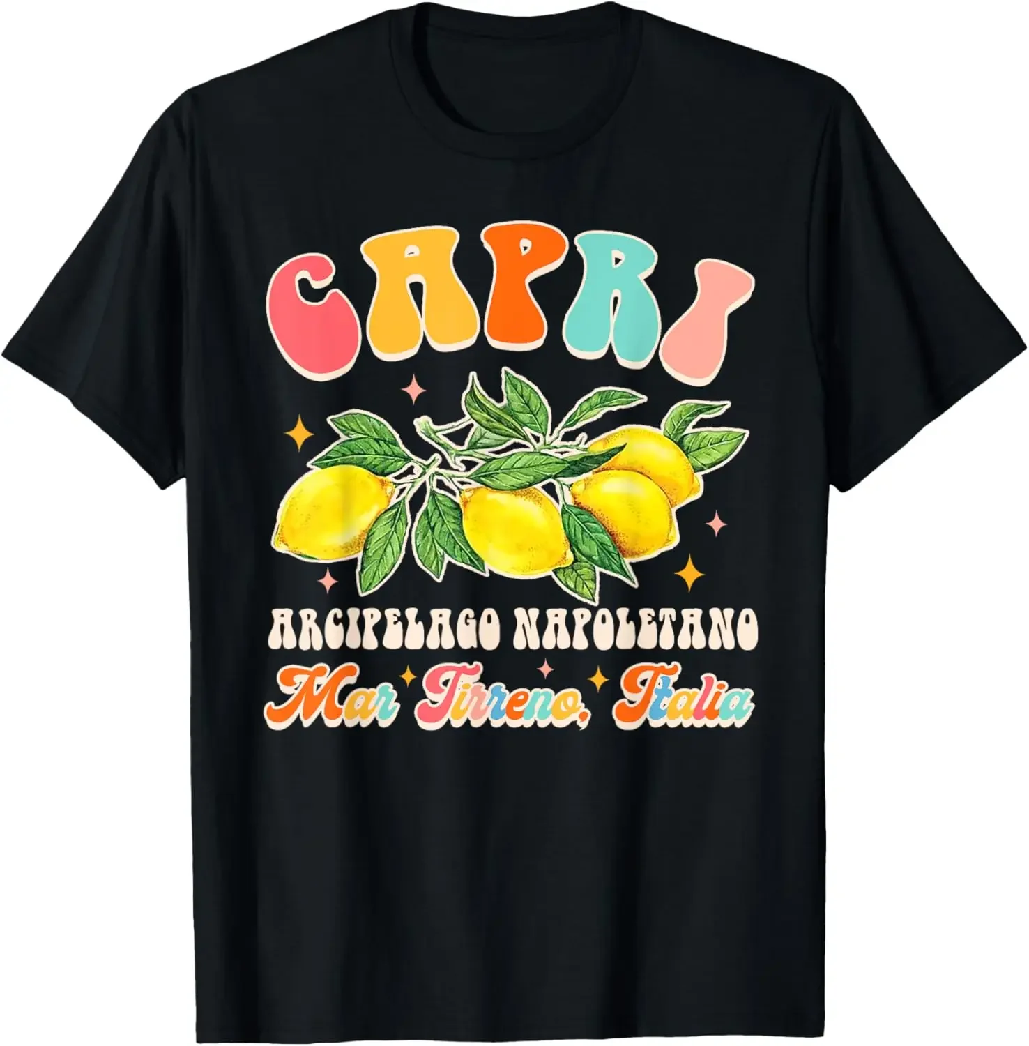 Capri Neapolitan Archipelago Italy Travel Trip Summer Vacay T-Shirt