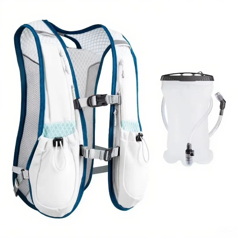 Men's and Women's 5L Outdoor Lightweight Hydration Backpack Off-Road Running Vest Bike Hiking Marathon