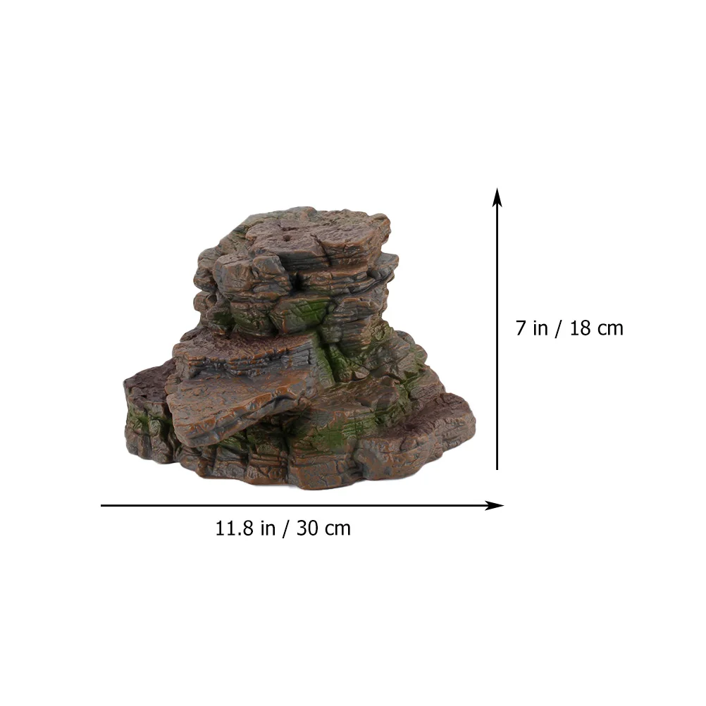 

8Pcs Mini Landscape Sand Table Stone Scene Durable Plastic Creative Kids Educational Set Mini Landscape Model Toy