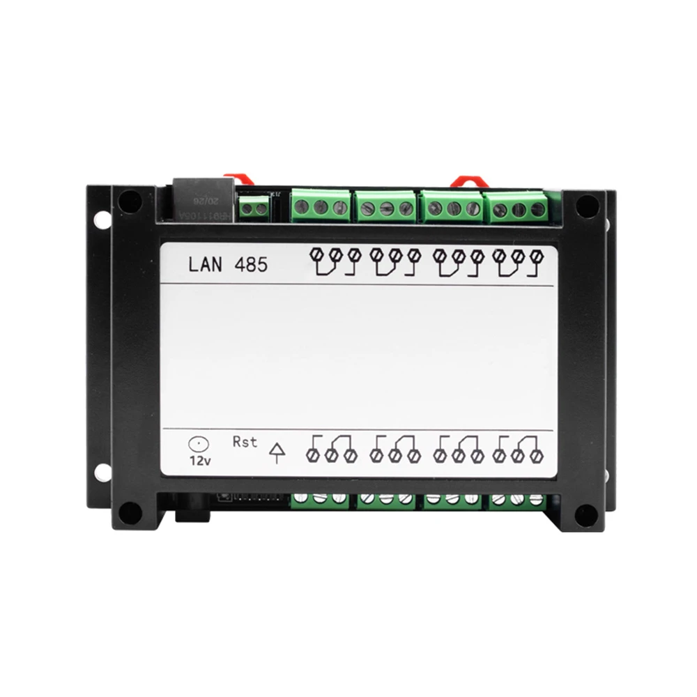 NC-1000 Ethernet RJ45 TCP/IP WEB Remote Control Board with Built-in 8 Channel Relays AC 250V 485 Networking Controller