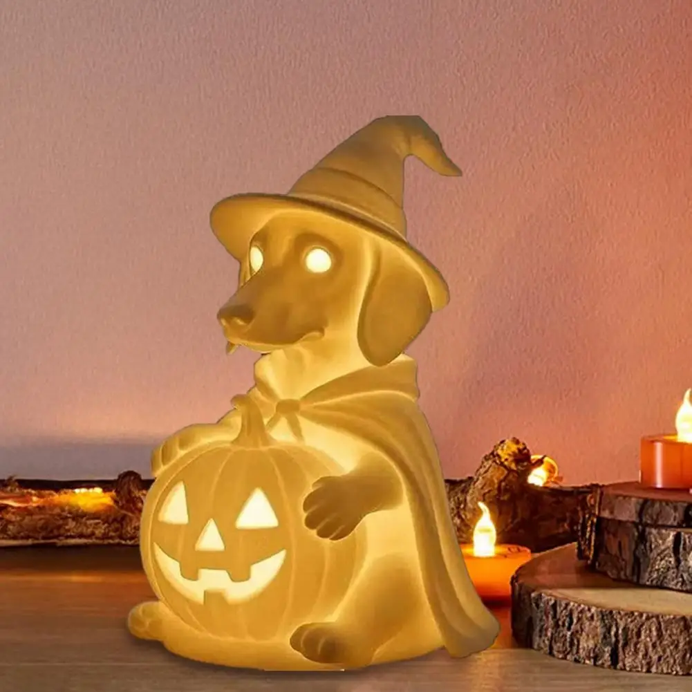 Decoration Light Halloween Dachshund Ghost Lamp Set Led Puppy Night Lights for Dog Lovers Spooky for Halloween for Bedroom