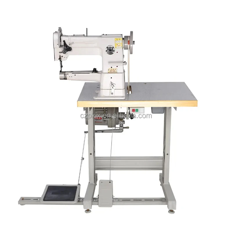 

246 Cylinder Bed Compound Feed Long Arm Leather Sewing Machine For Bag Sewing And Sofa Sewing