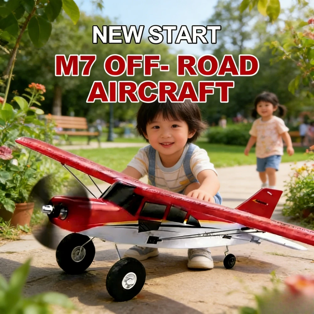

QIDI560 RC plane M7 OFF-ROAD aircraft, brushless motor 4 channel high-speed foam RC glider fixed wing,favorite for children toy