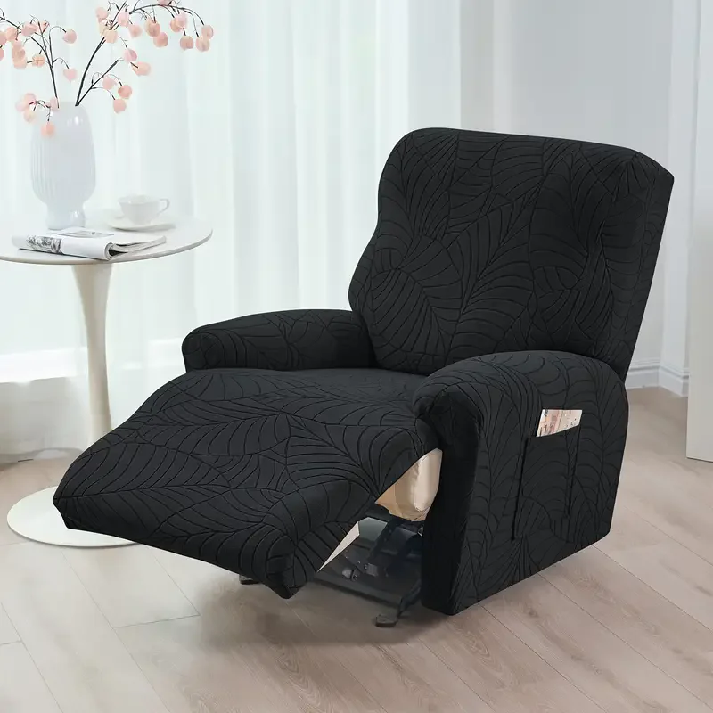 Jacquard Split Recliner Sofabezüge Elastic Stretch Relax Sesselbezug Rutschfeste Liege Einzelsofa Schonbezüge Wohnzimmer – Detail 8