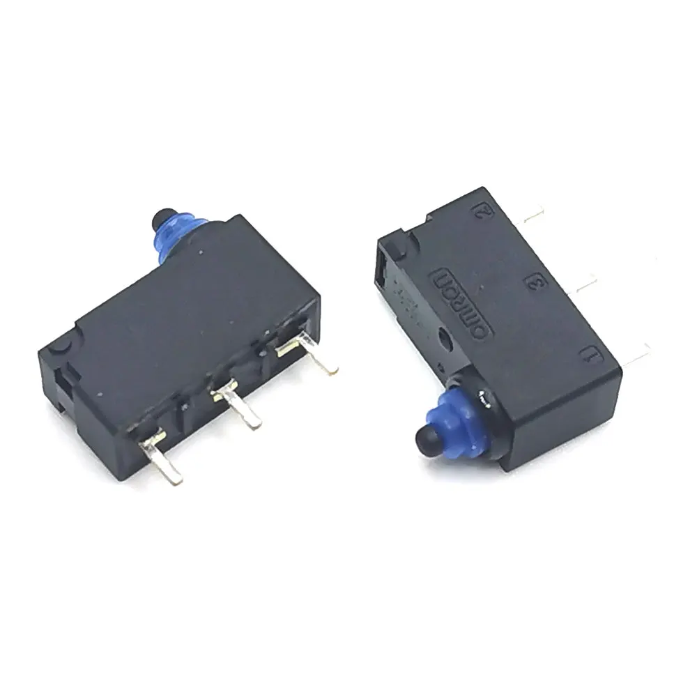 2PCS Original D2HW Car Door Lock Micro Switch 3 Feet Waterproof Touch Switch D2HW-A201D For Opel Zafira Cadillac BLS Astra